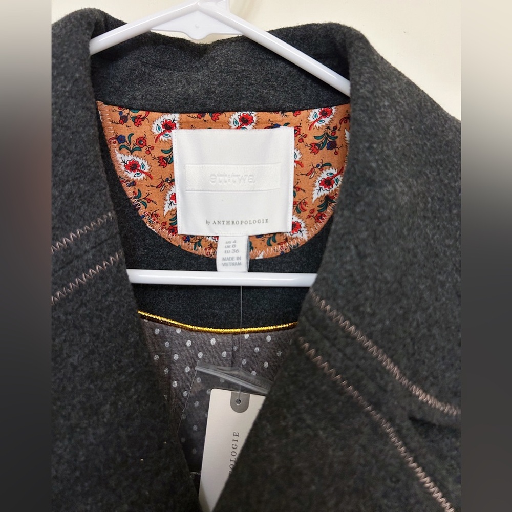 ett:twa peacoat from Anthropologie - Picture 3 of 6